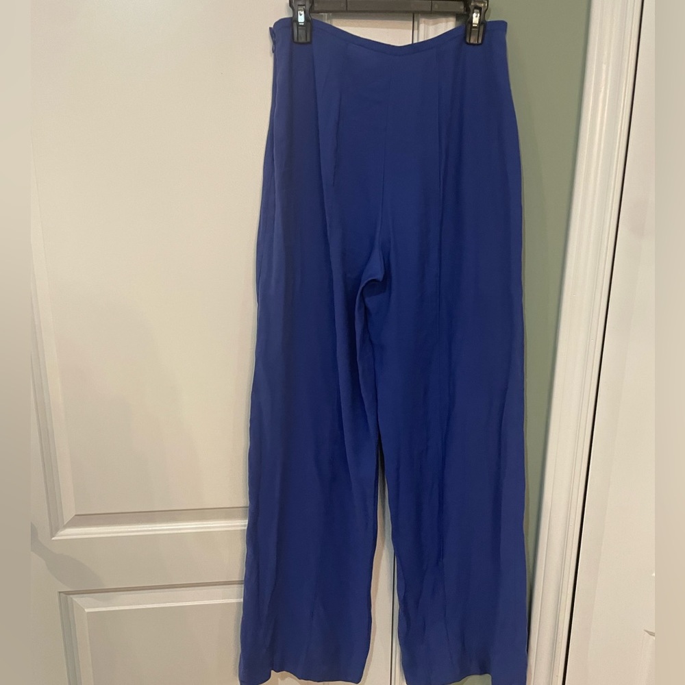 NWOT Beautiful Blue Mango wide leg pants